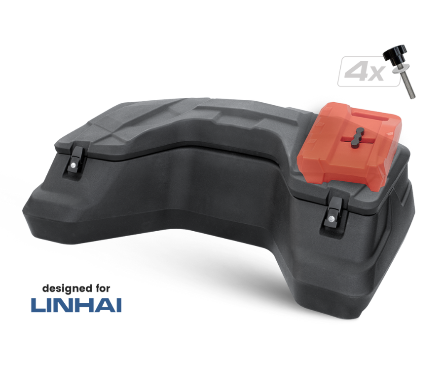 Hátsó műanyag doboz SHARK AX97 (96 L) – LINHAI LandForce 650 / 550 kompatibilis