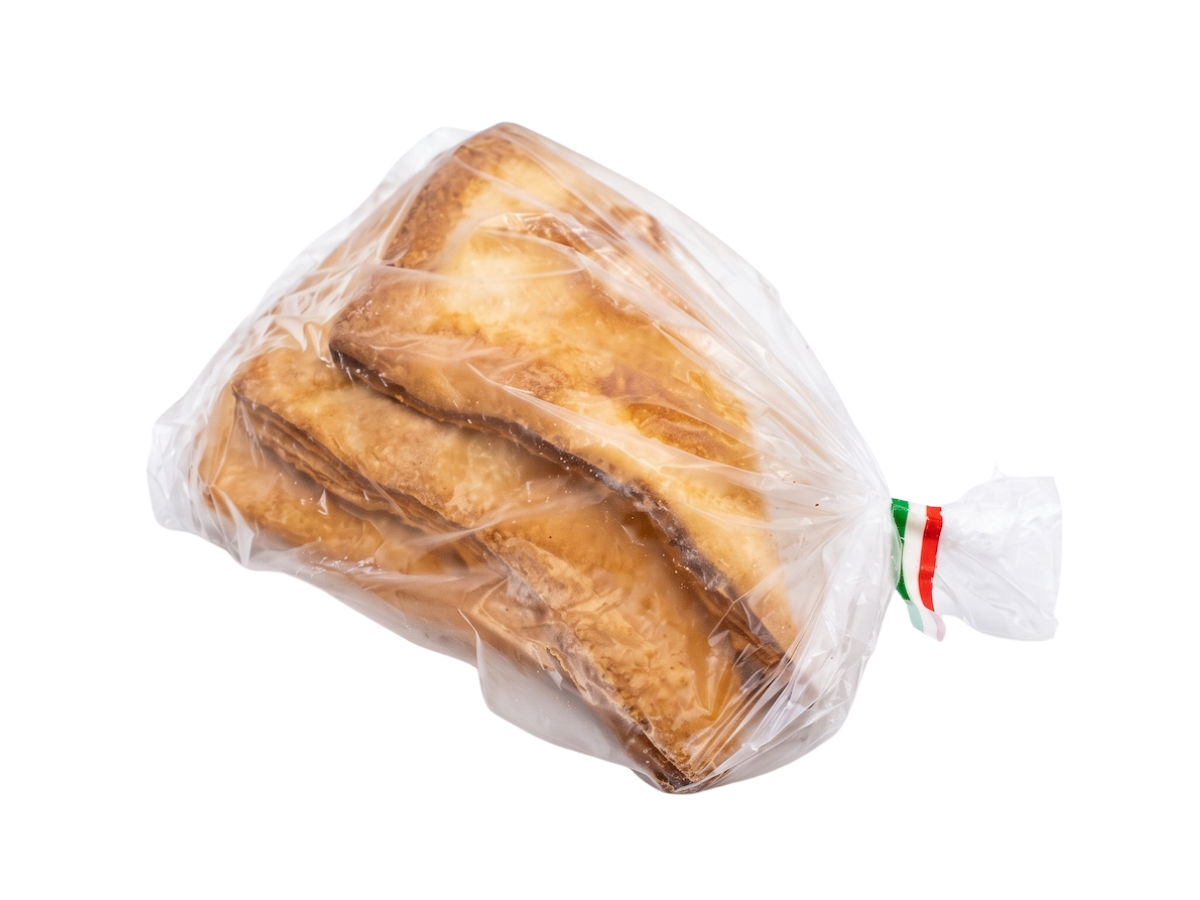 Lekvárová taštička z lístkového cesta, balená